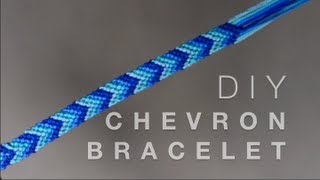 DIY Chevron Friendship Bracelet [upl. by Mokas400]