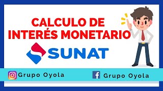 CALCULA LOS INTERESES MORATORIOS  IMPUESTOS SUNAT 2020 [upl. by Aneled]