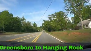 Ultimate Road Trip Greensboro To Hanging Rock State Park [upl. by Leonore]