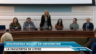 Deschiderea noului an universitar la Facultatea de Litere [upl. by Odlavso]