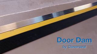 Cleverseal Door Dam Garage Door Threshold Seal [upl. by Eirased]