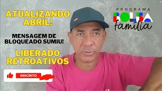 BOLSA FAMÍLIA COMEÇOU ATUALIZAR MENSAGENS SUMIU  DESBLOQUEIOS E LIBERADO RETROATIVO [upl. by Esekram576]