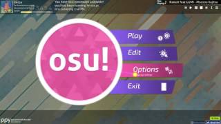 osu raw input bug [upl. by Iggy]