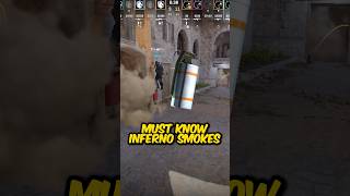 5 MUST KNOW INFERNO SMOKES IN CS2 [upl. by Aissac]