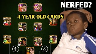 I Tried 4 Year Old Legendary Cards in eFootball 25 🥹❣️ [upl. by Idnahk395]