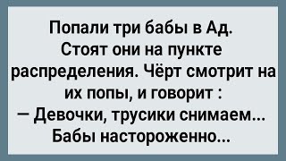 Как Три Бабы в Ад Попали Сборник Свежих Анекдотов Юмор [upl. by Luaped]