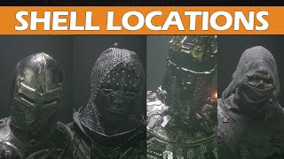 Mortal Shell All Shell Locations  Eredim Tiel Solomon Harros [upl. by Nivak]