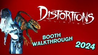 Distortions Unlimited 2024 Transworld Booth Walkthrough  NEW FOR 2024 ANIMATRONICS [upl. by Vtehsta971]