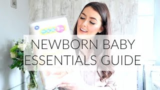 BASICS  NEWBORN BABY ESSENTIALS LIST  MAMA REID [upl. by Madelyn474]