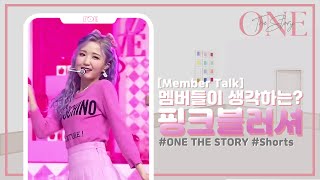 아이즈원 멤버들이 생각하는 핑크블러셔 PINK BLUSHER ONE THE STORY [upl. by Enitsrik]