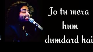 HUMDARD Full Song With Lyrics  Ek Villain  Arijitsingh  Mithoon piliz subscribe [upl. by Concettina]