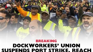 LONGSHORE MEN STRIKE Port workers already make 120000 to 200000 a yr Get back to work [upl. by Griffin]