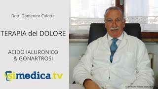 DOLORE al GINOCCHIO GONARTROSI Si utilizza lACIDO IALURONICO  Dott Domenico Culotta [upl. by Eiznikam7]