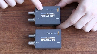 BMD Micro Converters  SDI to HDMI amp HDMI to SDI  Show and Tell Ep4 [upl. by Emsoc]