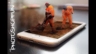 Photoshop Tutorial for Beginners  Cleaning the iphone [upl. by Werdnael763]