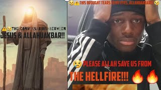 MUSLIM REACTS TO THE CONVERSATION BETWEEN JESUS amp ALLAH⚠️😢 islam viralvideo fyp [upl. by Ireg]