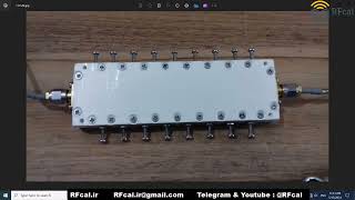 Waveguide Bandpass Filter 2444 GHz [upl. by Attiuqahs]