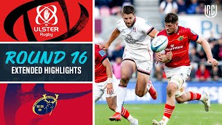 Ulster v Munster  Extended Highlights  Round 16  URC 202122 [upl. by Josephine170]