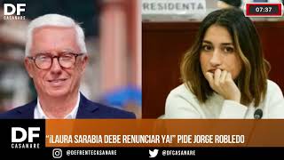 “¡Laura Sarabia debe renunciar ya” pide Jorge Robledo [upl. by Wendalyn674]