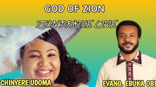 GOD OF ZION  CHINYERE UDOMA AND EVANG EBUKA OBI LIVE ON STAGE [upl. by Oballa417]