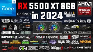 RX 5500 XT 8GB Test in 60 Games in 2024 [upl. by Bertram289]