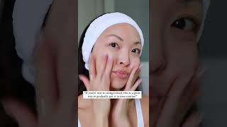 You need to try THIS tip if you’re using retinol 💜 youthfulskin glowingskincare glowingskin [upl. by Kallman]