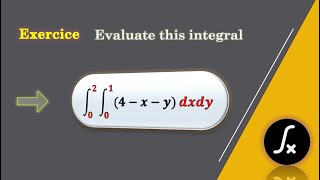 Exercice double integral [upl. by Gilbertina943]