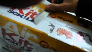 Unboxing air compressor kit Kit para compressor de ar Shulz [upl. by Ladnek]