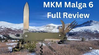 MKM Malga 6 Snap Review  Assessing AMALGAMATED Pocket Tool [upl. by Aiclef78]