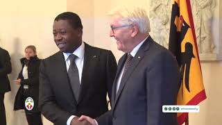 Le Chef de lEtat togolais SEM Faure E Gnassingbé au dîner offert par le Président allemand [upl. by Moreta126]