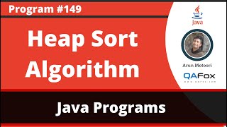 Java program implementing Heap Sort Algorithm [upl. by Yeldarb]