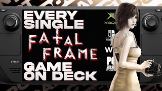 Reviewing Every FATAL FRAME Game on Steam Deck [upl. by Eugen493]