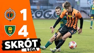 FORTUNA 1 LIGA Chrobry Głogów  GKS Katowice 14  skrót [upl. by Nwonknu601]