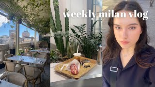 weekly milan vlog I back in Milan shopping grwm chinatown visit🤍🫶🏻 [upl. by Surtimed]