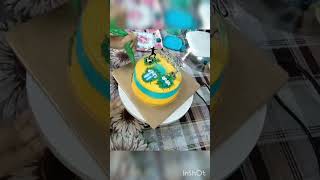 Cake for football lover birthdaycake themecake cakeforeveryone cakedecorating youtubeshorts [upl. by Nyrek477]