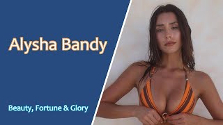 Alysha Bandy Australian model social media influencer  Biography Lifestyle Career  BFampG [upl. by Baler]