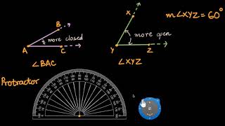 Measuring angles in degrees Hindi [upl. by Noeled481]