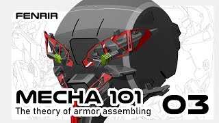 Mecha design 101  The theory of armor assembling Ep03  Finale [upl. by Dennett]