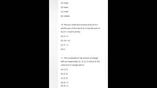 Maths Class 10 ICSE MCQS [upl. by Maisel]