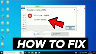 Fix “Access is denied” Error in Windows  Local Drive is Not Accessible [upl. by Giulietta]