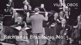 Bachianas Brasileiras No 5 • VillaLobos • New York Philharmonic [upl. by Lexa]