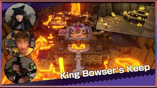 King Bowsers Keep is crazy  First Playthrough  Valkyrae Masayoshi Lilypichu amp Ellum  MultiCam [upl. by Annocahs156]