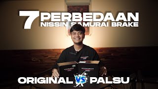 CARA BEDAIN ORIGINAL NISSIN SAMURAI BRAKE DENGAN BARANG PALSU JANGAN SAMPAI TERTIPU [upl. by Pappas353]