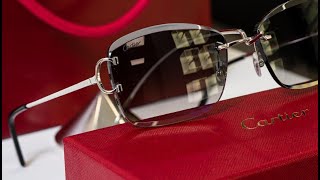 C de Cartier Sunglasses Features [upl. by Iveel58]