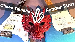 Budget Yamaha Pacifica Vs Fender Stratocaster  Brutally Honest Review [upl. by Mathur553]