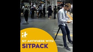 Indiatimes  Sitpack  A Portable Seat [upl. by Leamhsi903]