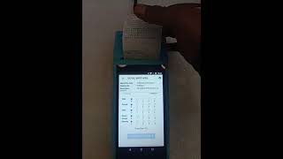 Android based Handheld Portable Bus Ticketing Machine Demo Video [upl. by Normak921]