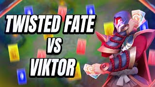 My Twisted Fate vs Diamond Viktor Main  Twisted Fate Main [upl. by Edaj]