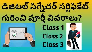 Digital Signature Certificate full details in Telugu How to get Digital Signature Certificate [upl. by Dnalhsa]