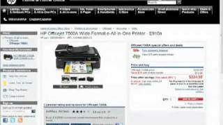 HP Officejet 7500A Wide Format  Network amp Software Installation [upl. by Devin]